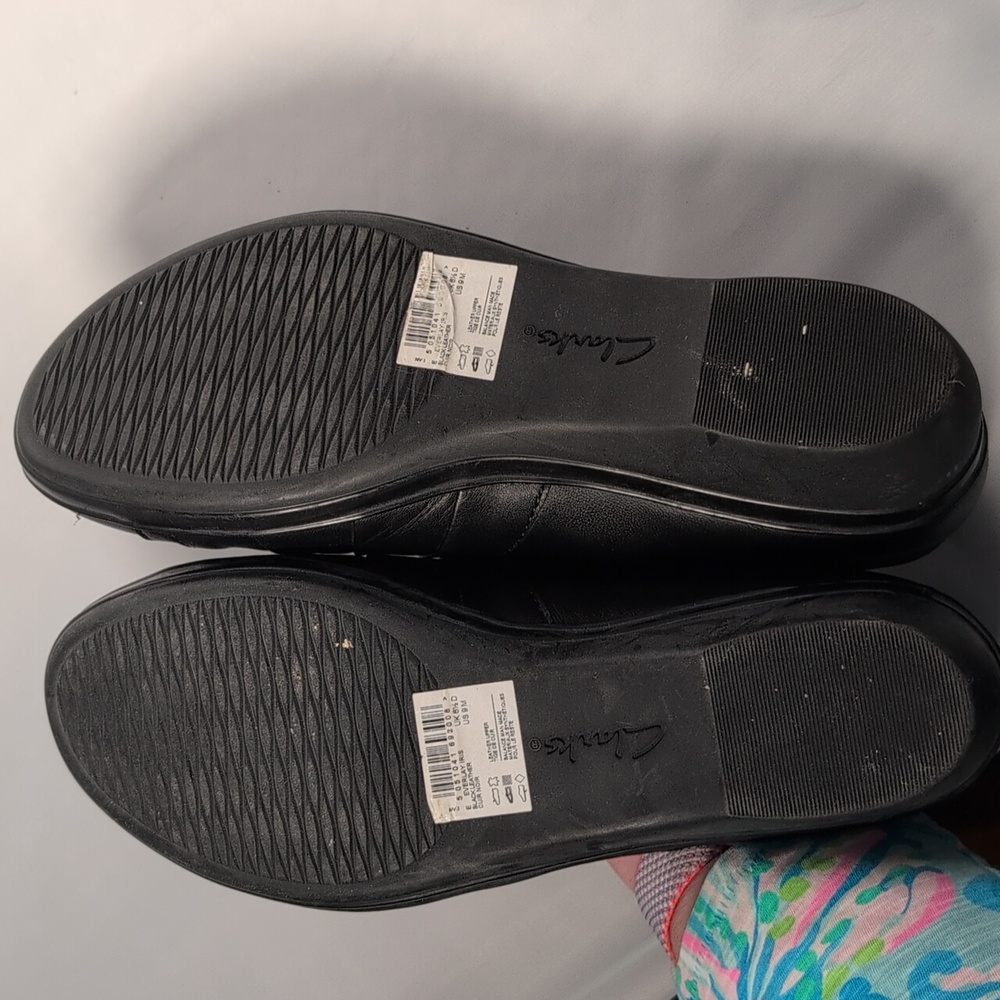 Clarks Everlay Iris Black Slip-On Loafers - Picture 5 of 11